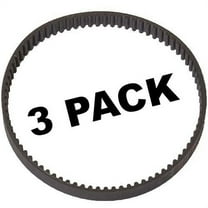 3 Pk, Bissell Pet Hair Eraser Upright Vacuum Belt, Model 1650, 1608840