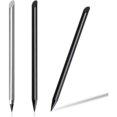 thumbnail image 1 of 3pc Metal Inkless Pencil, Erasable Infinity Pencil, Reusable Everlasting Pencil for Writing, Drawing, Drafting, Sketching, Home Office School Supplies (Black), 1 of 6