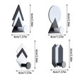 thumbnail image 1 of Gancho nórdico para bata de 4 Uds., gancho de pared para ba?o, gancho para abrigos de acero inoxidable, colgador de gancho a prueba de herrumbre para accesorios de cocina Banban ZefeiWu 1327533566735, 1 of 1