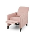 thumbnail image 2 of GDF Studio Kiersten Contemporary Fabric Pushback Recliner, Light Blush, 2 of 11