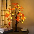 thumbnail image 3 of 24 Inches Halloween Tree with Light LED Glowing Tree with Ghost/Pimpkin/Eyeball Light for Indoor Home Table Decor, 3 of 7