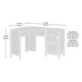 thumbnail image 3 of Sauder Costa Corner Desk, Chalked Chestnut, 430237, 3 of 9