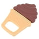 thumbnail image 5 of 1 Pieza Seguro Mordedor para Bebé Masticar Dentición Masticar Juguete de Silicona para Entrenamiento - café Hugo Juguetes para niños mordedores, 5 of 6