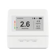 Ecosense EcoQube Flex Smart Radon Detector - Battery Powered Continuous Monitor with Display & App