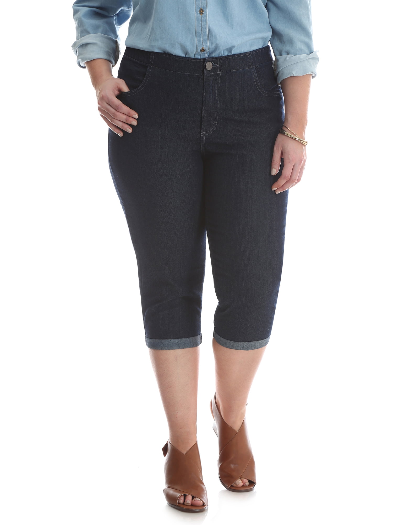 Lee Riders Lee Riders Women's Plus Size Simply Comfort Roll Cuff