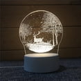 thumbnail image 5 of ElkCreative Lámpara de mesa LED 3d / Luz de noche decorativa / Lámpara de mesa, 5 of 5