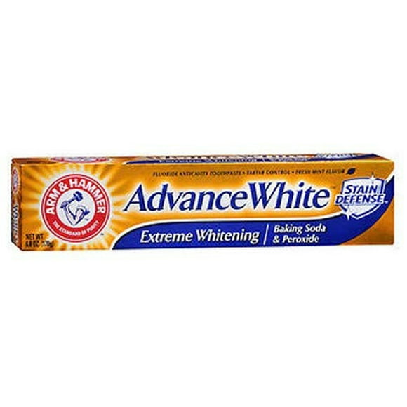 Arm & Hammer Advance White Fluoride Toothpaste, Baking Soda And Peroxide 6 oz