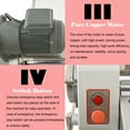 thumbnail image 3 of EQCOTWEA Commercial Dough Sheeter Desktop Foldable Shortening Pastry Machine 500mm, 3 of 11