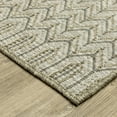 thumbnail image 2 of Oriental Weavers Tortuga Indoor/Outdoor Rug - TR09A - 5'3" x 7'3" - in Beige/ Black - Classic Casual Style, Water, Stain and Fade Resistant, Hose Clean, Patio, Outdoor Living Area Rug, 2 of 5