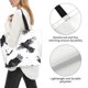 thumbnail image 3 of Balery Monochrome Flying Ravens Bolsa Tote Estilo Estético con Cremalleras, Bolsa de Hombro, Bolsa de Compras Grande y Plegable, 3 of 8