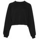 thumbnail image 1 of Bella + Canvas - Suéter Crop Top Raglan para Mujer (Negro), 1 of 2