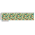 thumbnail image 3 of Ambesonne Retro Fabric by the Yard Upholstery, Grunge Colorful Hexagons, 2 Yards, Multicolor, 3 of 5