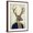 Brown Frame, variant on Art.com Captain Deer Stretched Canvas Print Wall Art by Fab Funky, 24" x 32"