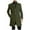 #Army Green, variant on DPTALR George Men's Single Breasted Trench Coat，Button Down Overcoat，Warm Dress Pea Coats,Army Green,Big and Tall Men XXL