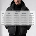 thumbnail image 4 of COSFO Black Men's Puffer Jackets Winter Hooded Quilted Coat Zip Up Warm Heavyweight Outerwear Jackets, 4 of 7