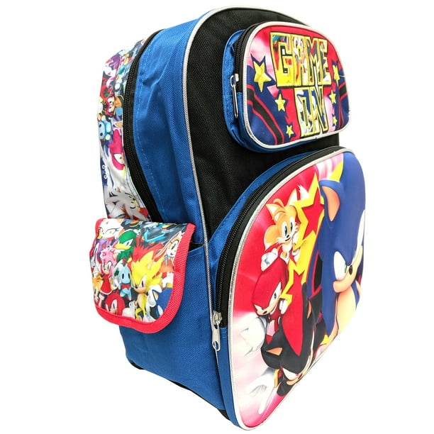 A&I Products Sonic The Hedgehog Game On 3D 16" Large Backpack