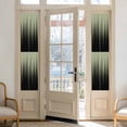 thumbnail image 2 of Sage Green Black Ombre Window Privacy Film, Modern Abstract Striped Gradient Static Cling UV Sun Blocking Heat Control Window Tint Day and Night, Non-Adhesive One Way Privacy Cover 17.7''x78.7'', 2 of 7