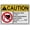 Warning Sign 5, variant on Weatherproof Horizontal ANSI Laser Sign - Controlled Area LaserIPL In Use, 8"x12" UV Resistant Plastic Sign, Indoor Outdoor Workplace Industrial Caution Sign