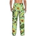 thumbnail image 3 of Disketp Avocado With Seeds Men'S Pajama Pants - Ultra Soft Fleece Sleep And Lounge Pants (Size: S-Xxl), 3 of 9