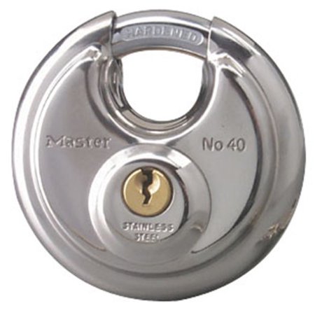 Heavy-Duty Round Padlock Set - 12 Pack With Unique Keys, Stainless Steel, Shielded Shackle, 2-3/4 Inch - Perfect For Trailers, Storage, Trucks & Outdoor Security