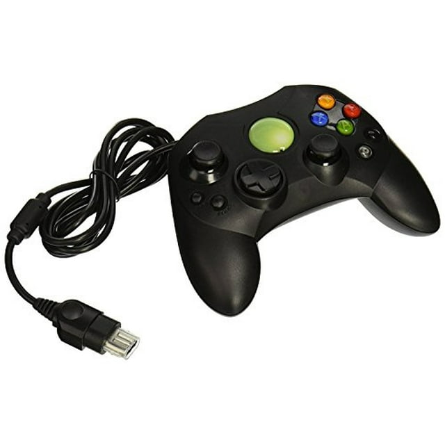 Old Skool Xbox Controller S -Type Wired Game Game Pad - Negro Old Skool Old Skool