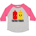 thumbnail image 3 of Inktastic Ketchup and Mustard Gift Boys or Girls Toddler T-Shirt, 3 of 5
