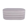 thumbnail image 5 of Large Ottomans, Velvet Ottoman Bench with Storage, Taupe, Taupe Ottomans With Storage,Mdf,Velvet Fabric Ottomans, Furniture Primary Living Space Ottomans, 5 of 11