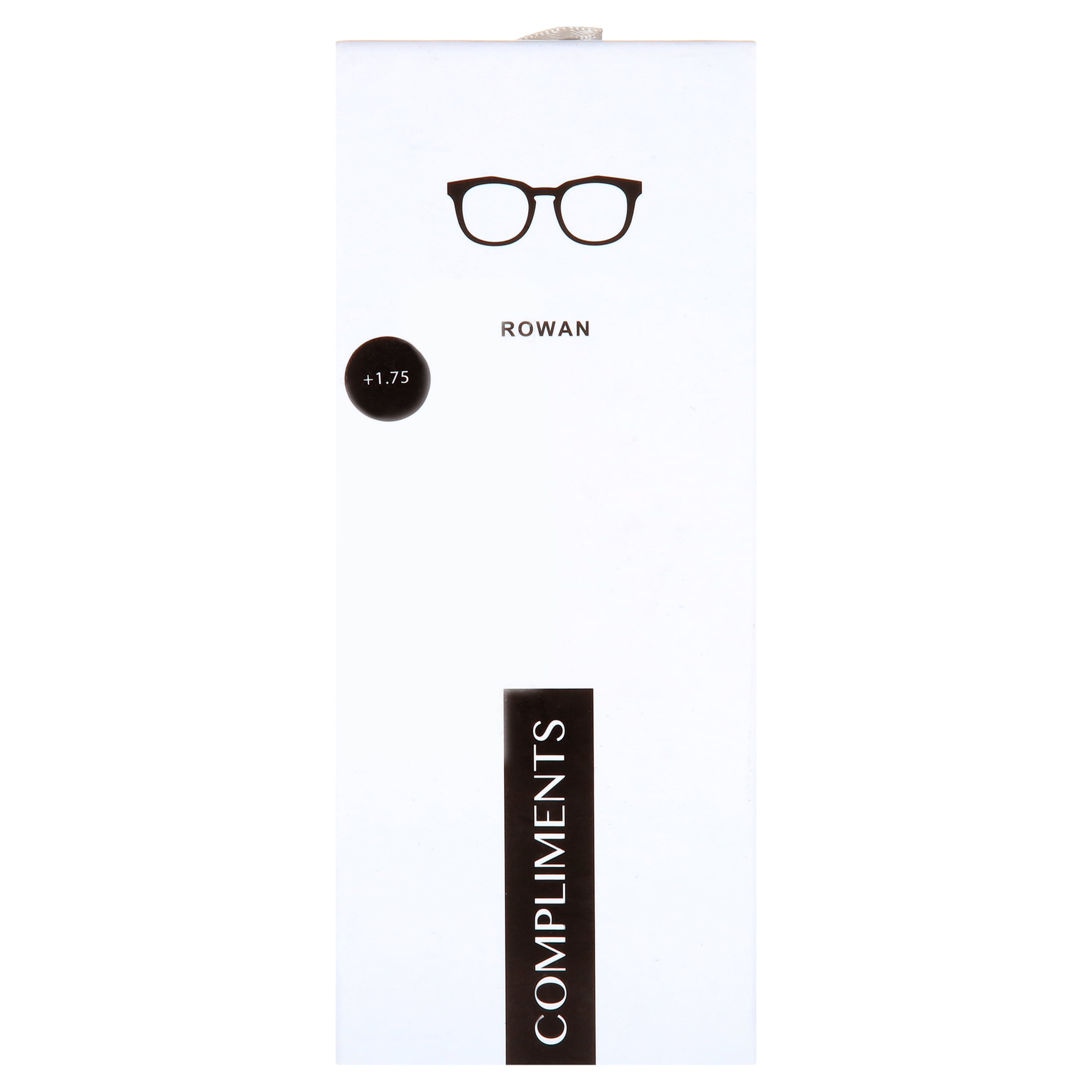 Compliments by DIFF Eyewear Rowan Blue Light Reading Glasses for Men and Women Amber Tortoise +1.75