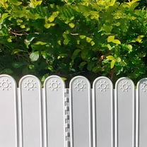 Garden DealsFwttom Landscape Edging - Short Garden Fencing Plastic Flexible Decorative Landscape Garden Edging Border Garden Fencing Maintenance for Lawn Flower Bed Yard