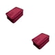 thumbnail image 1 of Matsuzay Nylon Shoe Storage Bag Sneakers Underwear Office Organizer Carrier Household Travel Handle with Bedroom Pouch Pocket Vino rojo 2piezas, 1 of 6