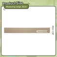 thumbnail image 2 of Uxcell Straight Ruler 20cm Metric Metal Aluminum Alloy Measuring Bookmark Clip Ruler Scale Tool for Measure Study Reading Classroom Office, Gold, 2 of 7