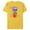 Yellow, variant on Marvel Groot Headphones & Flowerpot Rainbow Colors - Short Sleeve Blended T-Shirt for Adults - Customized-Yellow