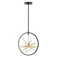 thumbnail image 2 of Fredrick Ramond Fr46405 Styx 18" Wide Led Abstract Pendant - Black, 2 of 3