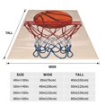 thumbnail image 3 of Bingfone Basketball Shot Print Flannel Fleece Blanket Throw Blanket for Bed,Sofa,Couch,Travel,Camping(40"x30" ), 3 of 8