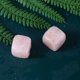thumbnail image 4 of 4 piezas de piedras de whisky reutilizables cubos de enfriamiento de bebidas de piedra de vino de hielo natural para barra de hogar (cristal rosa), 4 of 8