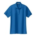thumbnail image 5 of Mafoose Women's Comfortable Silk Touch Polo Golf Shirt Short Sleeve Strong Blue 3XL, 5 of 7