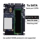 thumbnail image 3 of Carcasa de Disco Duro Externa NGFF A 3 Adaptador de SSD MSATA Placa Adaptadora de Protocolo M.2, 3 of 6