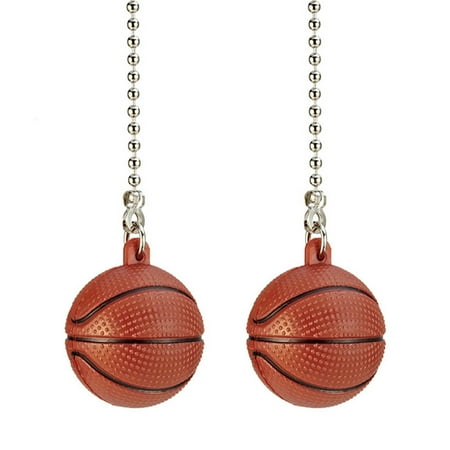 

2pcs Gift Ceiling Fan Pull Chain Living Room With Basketball Pendant Home Decor