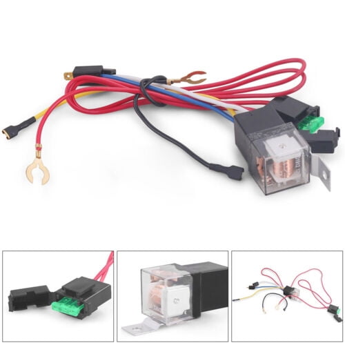 12V Air Horn Wiring Harness Relay Electronic Control For Car Truck Grille Mount