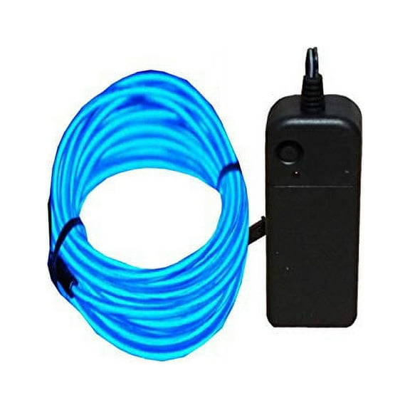 JYtrend Jytrend 9ft Neon Light El Wire w/Battery Pack - Blue