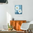 thumbnail image 4 of Daises White Spring Flowers (6) Wall Art Bathroom Pictures Wall Decor Canvas Painting Prints Artwork for Bathroom Office Bedroom 12"x16", 4 of 7