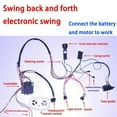 thumbnail image 4 of CAIJIEXI 1Set Diy Wire Switch Receiver Rc Kit with 2.4G Remote Control Baby Electric Car Controller for Kids Electric Car Modified Rx23 12V B, 4 of 6