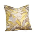 thumbnail image 2 of Astella TP24-FA24 24 x 24 in. Pacifica Dewey Yellow Accent Throw Pillow, Yellow, 2 of 2