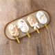 thumbnail image 3 of Naiovety 50 piezas de palitos de paleta para el hogar, herramienta de decoración de Color sólido Simple, palillo reutilizable, herramientas de Cocina y Comedor Dorado Naiovety HA045463-01, 3 of 6