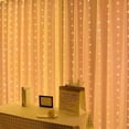thumbnail image 3 of 3m X 3m Led light curtain, 300 leds, usb, waterproof, 8 modes, warm white light, 3 of 5