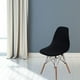 thumbnail image 5 of Funda elástica para asiento de silla Macarena cubierta de asiento negro, 5 of 8
