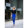 thumbnail image 4 of Stretch Skinny Knit Jegging Pants (Royal Blue), 4 of 6