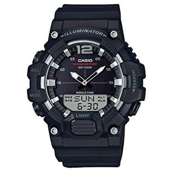 casio analog black