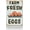Fresh Eggs, variant on Funny Chicken Metal Sign Relax We're All Crazy Sarcastic Home Office Decor Farmhouse Chicken Decoration Funny Sign for House 12x8inch