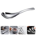 thumbnail image 3 of 4 cucharas resistentes para sopa, café, mesa, cubiertos, sopas, salsas, guisos, cereales y salsas., 3 of 6